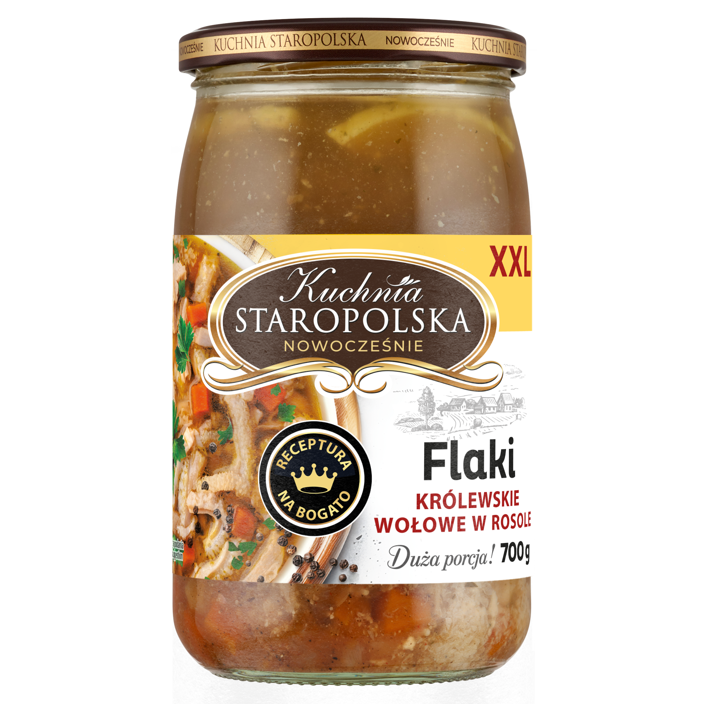Kuchnia Staropolska Flaki Królewskie Wołowe W Rosole 700 G