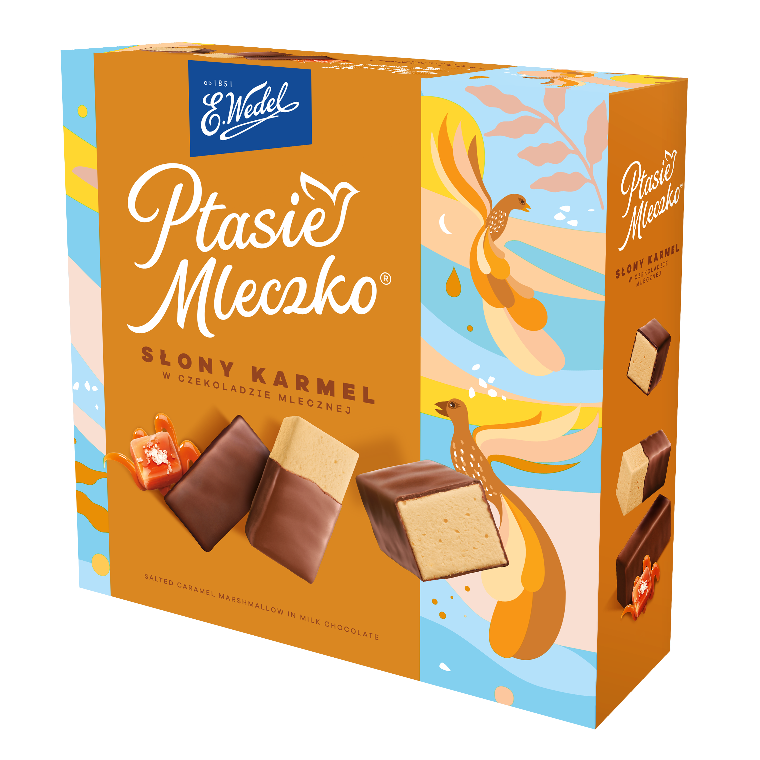 Ptasie Mleczko® Słony Karmel W Czekoladzie Mlecznej 340G