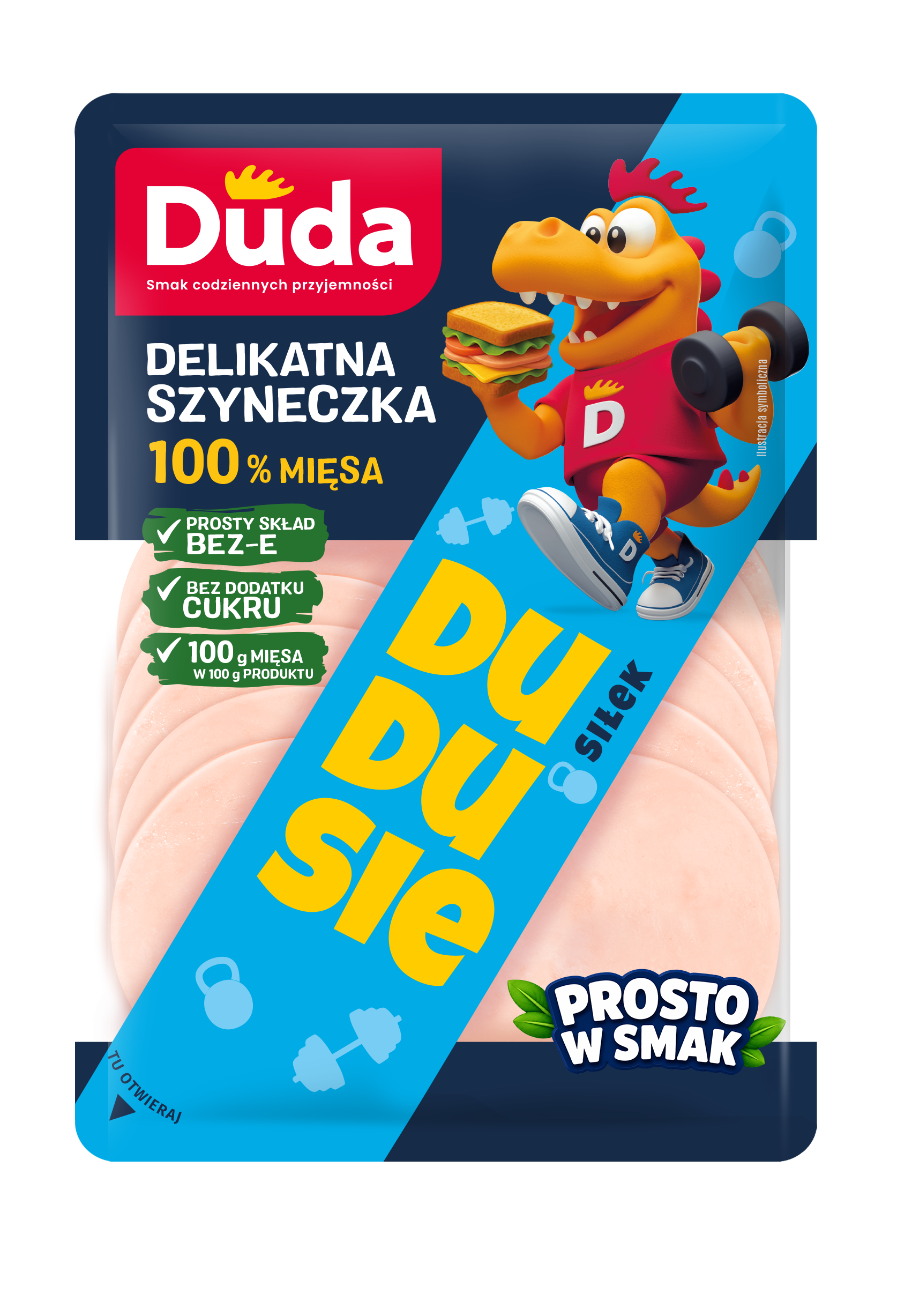 Delikatna Szyneczka Dudusie Plastry 100 G Duda