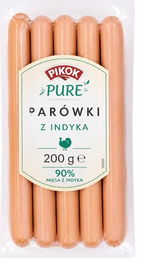 PIKOK PURE Parówki z indyka