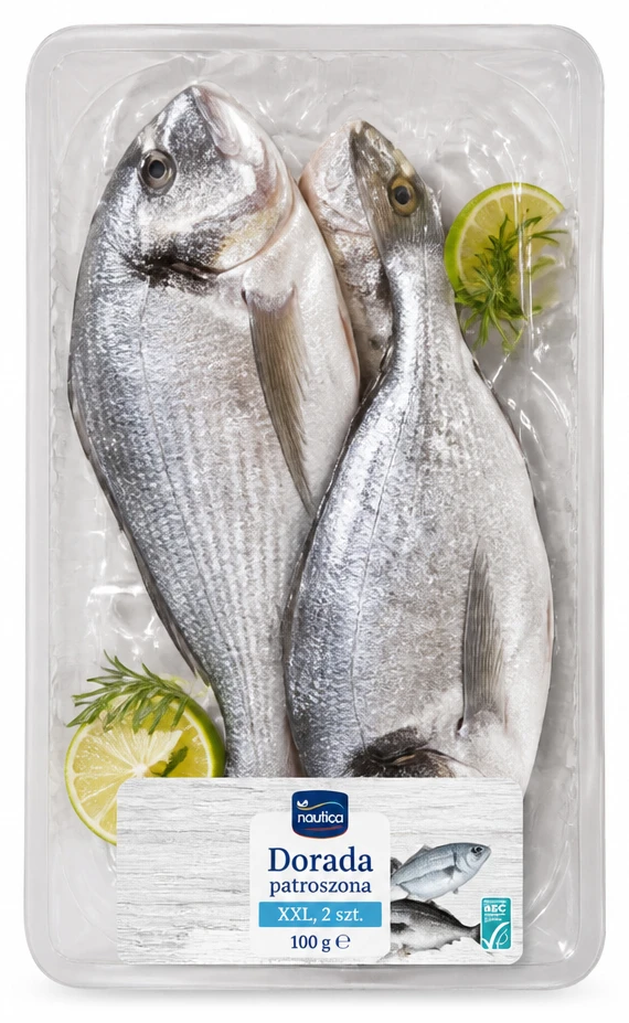 Dorada patroszona, XXL, 2 szt.