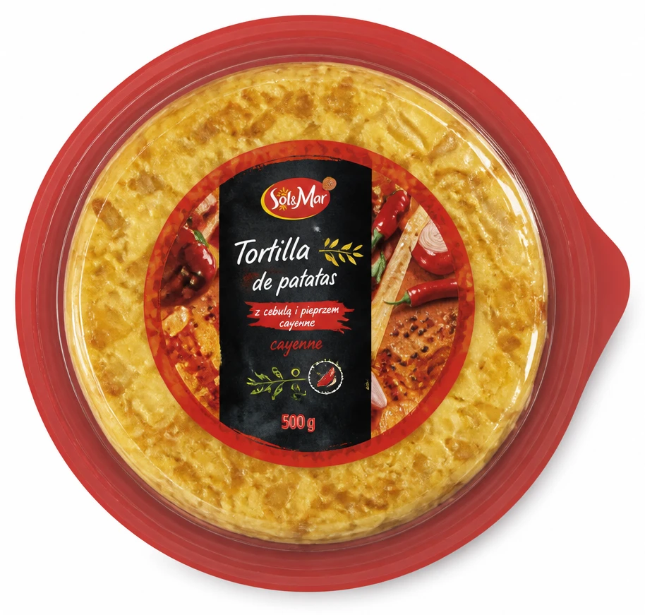 SOL&MAR Tortilla de patatas z cebulą i pieprzem cayenne
