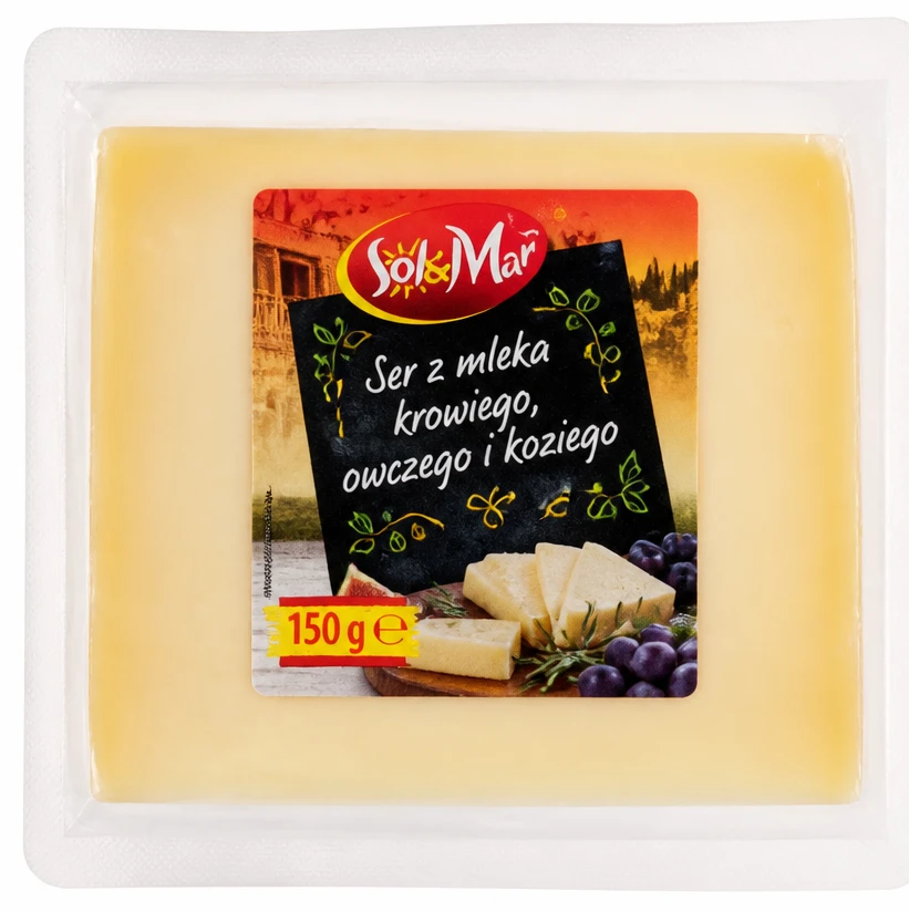 SOL&MAR Ser z mleka krowiego, owczego i koziego