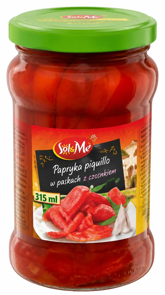SOL&MAR Papryka piquillo w paskach z czosnkiem
