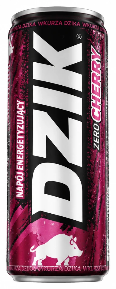 DZIK Napój energetyczny Zero cherry
