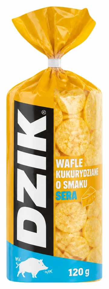 WK DZIK Wafle kukurydziane o smaku sera