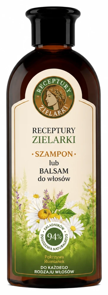 RECEPTURY ZIELARKI Szampon lub balsam do włosów