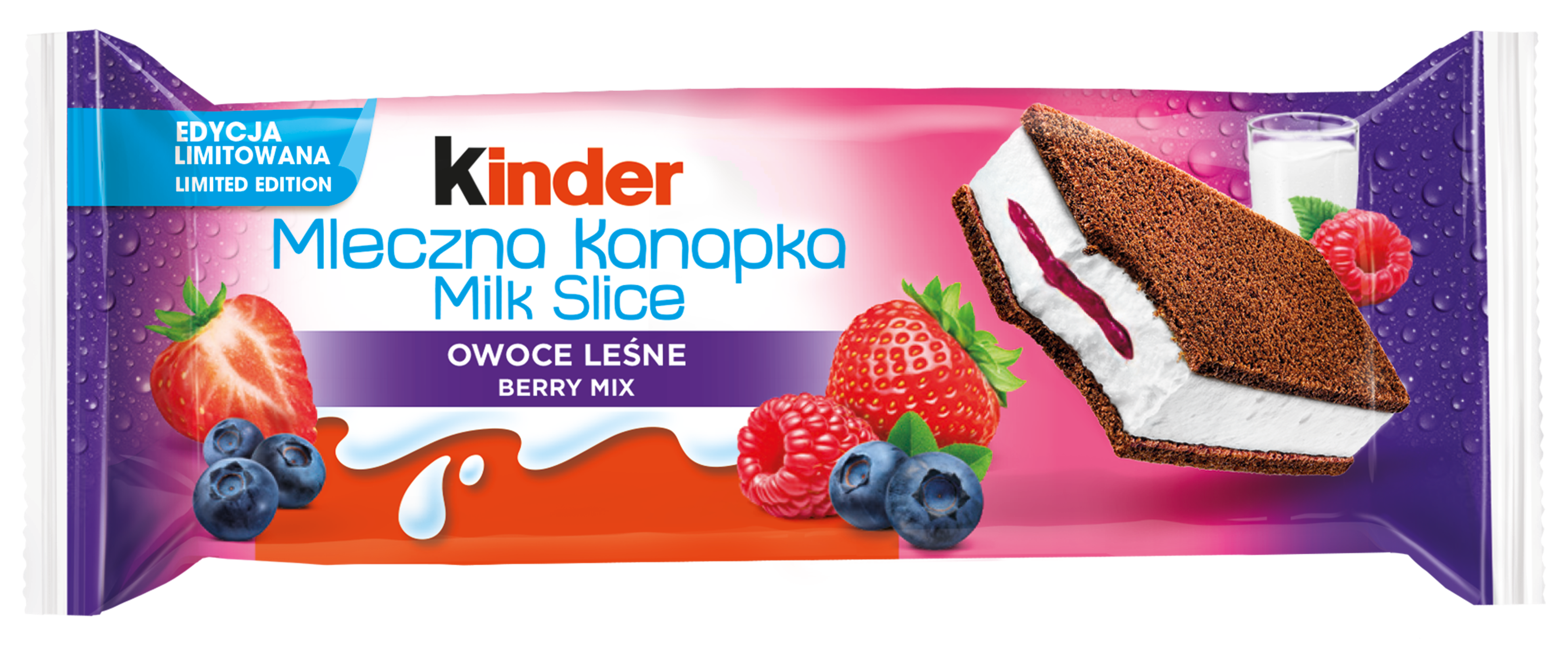 Kinder Mleczna Kanapka Berry 28G