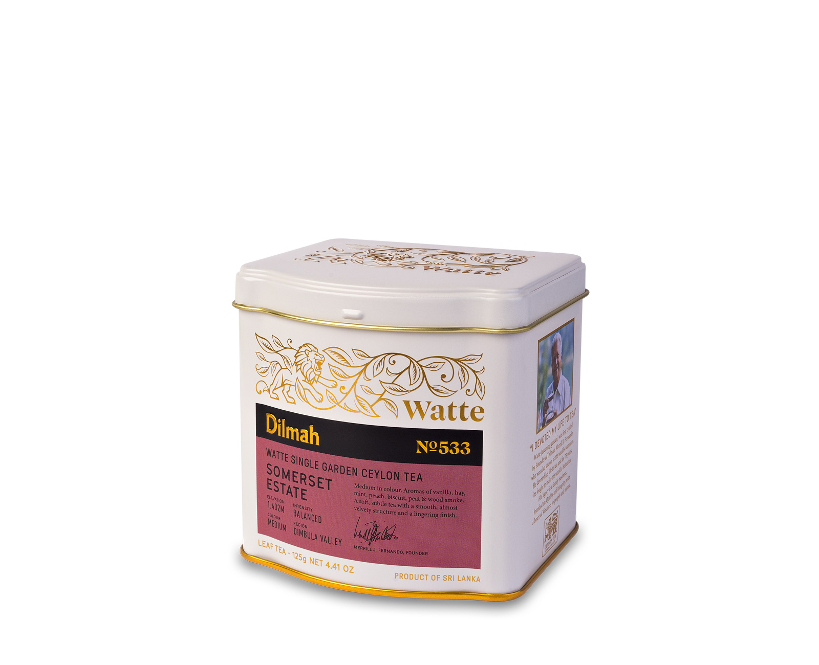 Dilmah Uda Watte Single Region Ceylon Tea 125 G