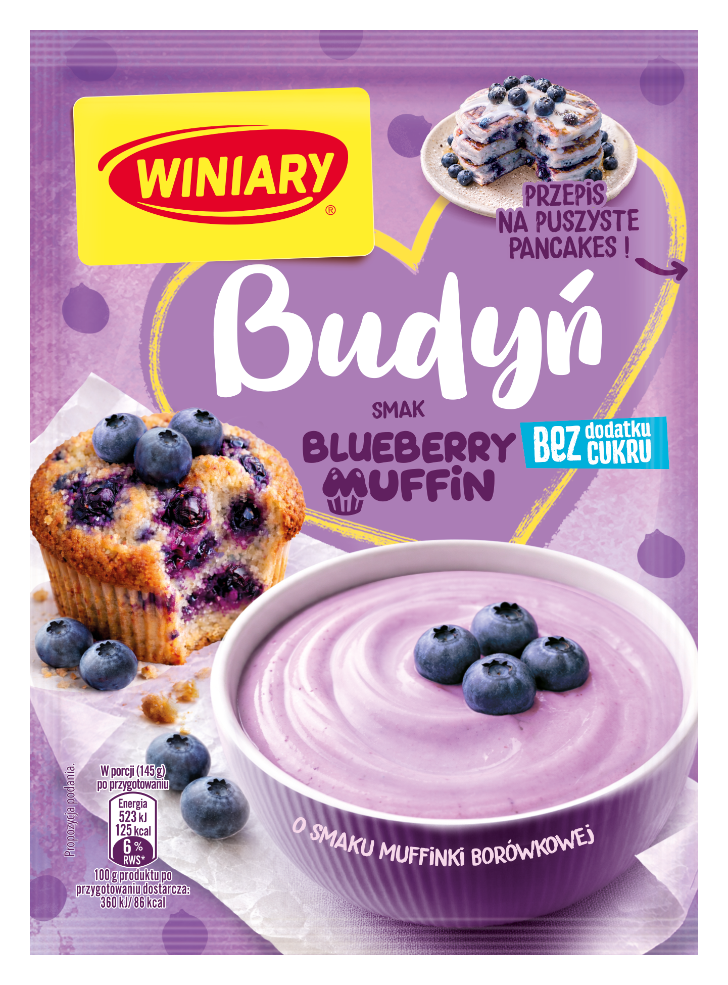 Winiary Budyń Mufinka Borówkowa 35 G