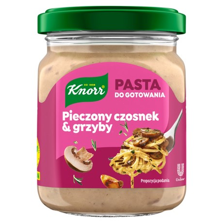 Knorr Pasta do gotowania pieczony czosnek & grzyby 165 g