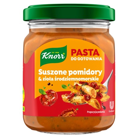 Knorr Pasta do gotowania suszone pomidory & zioła śródziemnomorskie 165 g