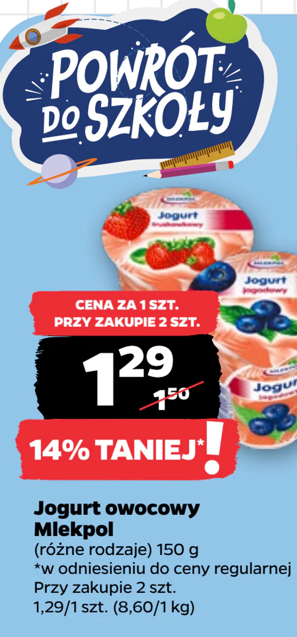 Jogurt owocowy Mlekpol