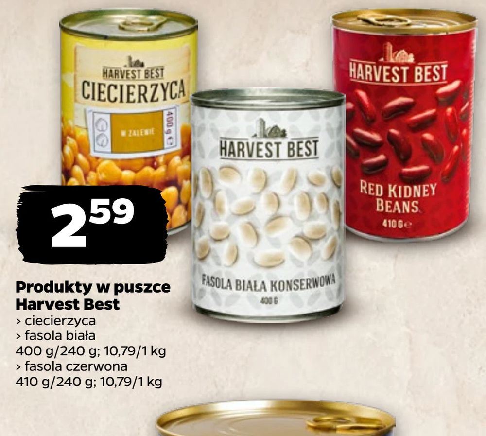 Produkty w puszce Harvest Best