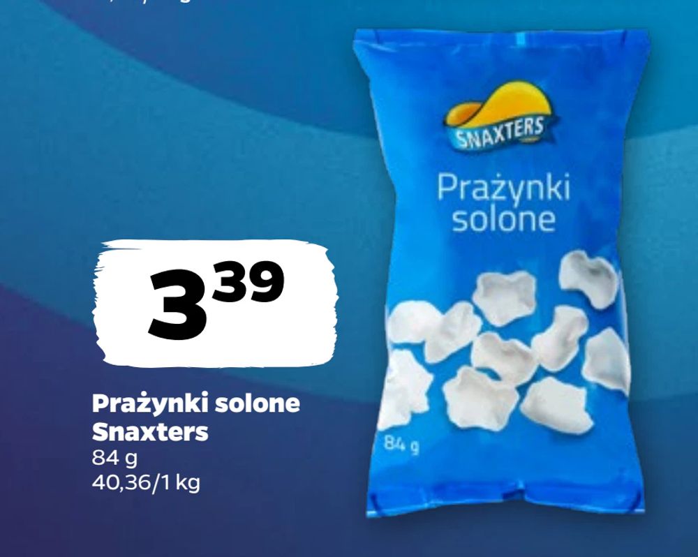 Prażynki solone Snaxters