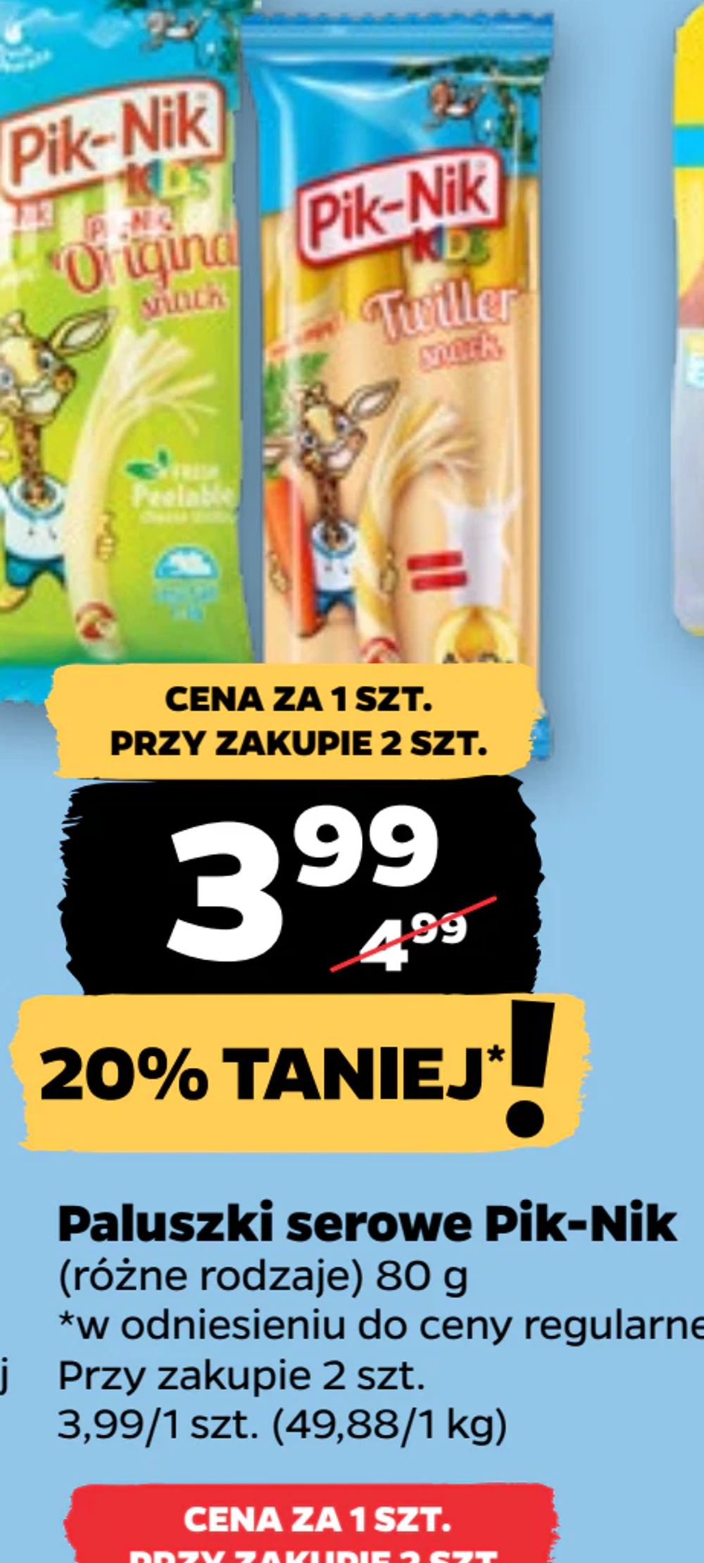Paluszki serowe Pik-Nik