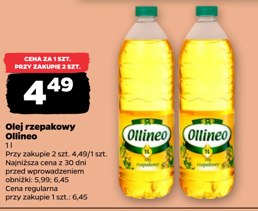 Olej rzepakowy Ollineo