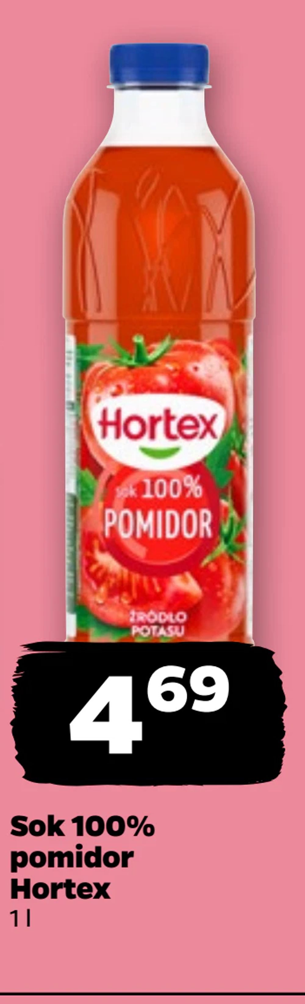 Sok 100% pomidor Hortex