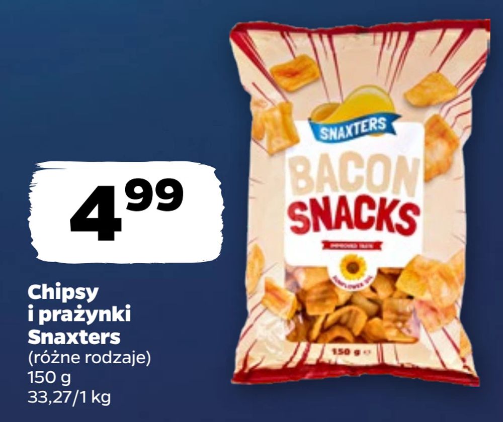 Chipsy i prażynki Snaxters