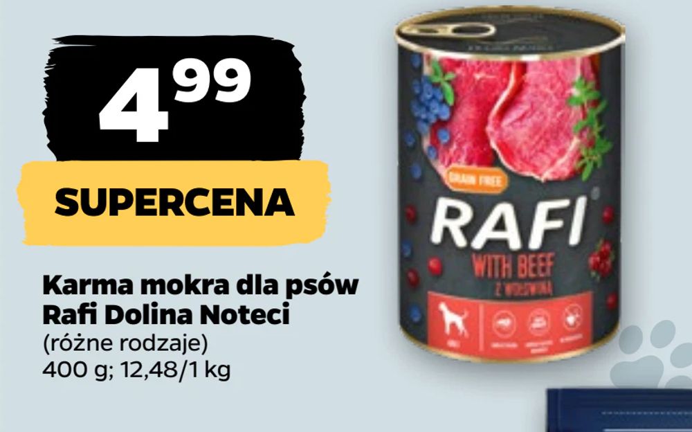 Karma mokra dla psów Rafi Dolina Noteci