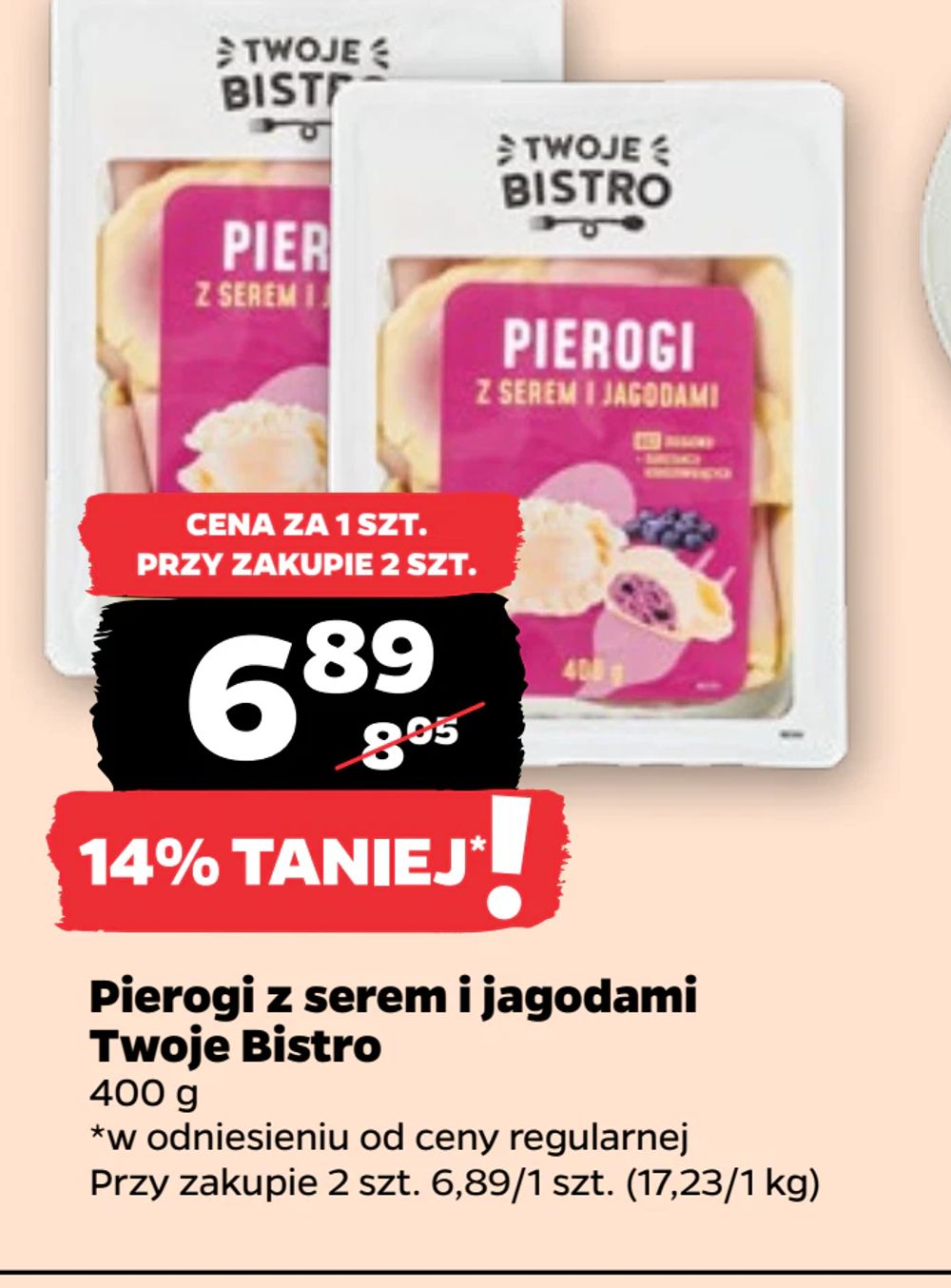 Pierogi z serem i jagodami Twoje Bistro