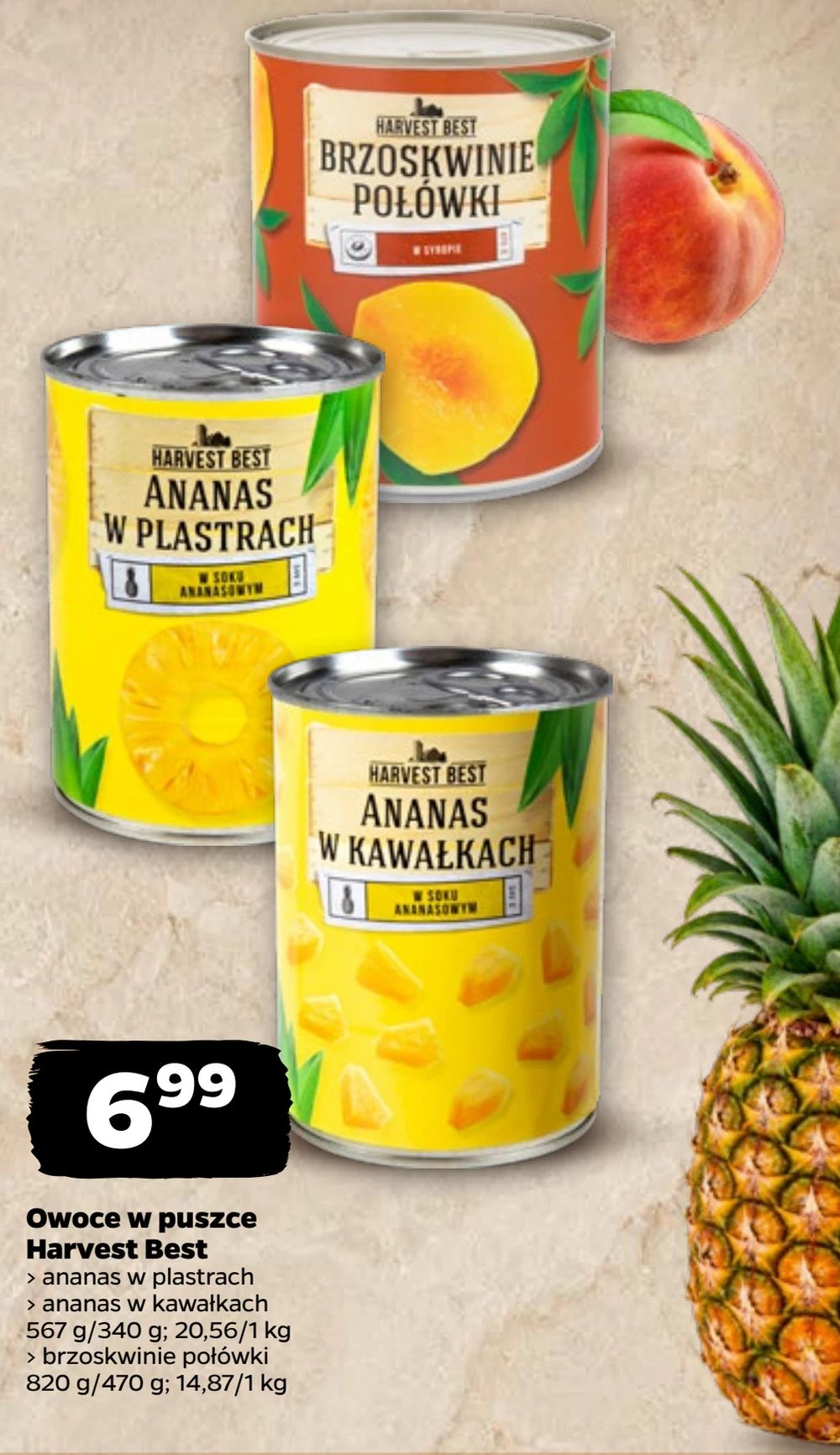 Owoce w puszce Harvest Best