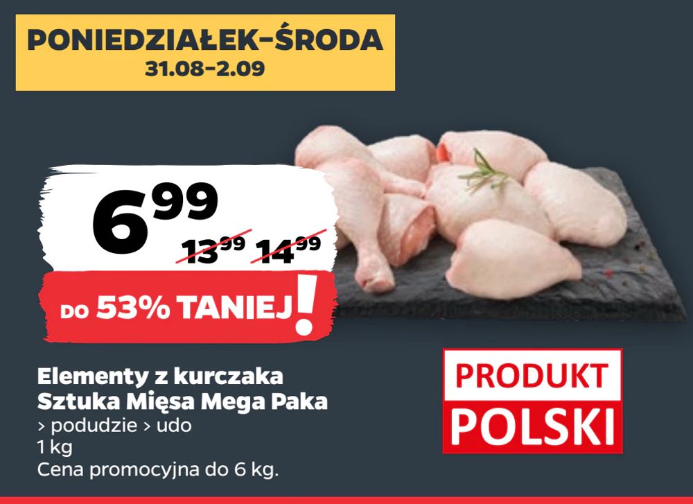 Elementy z kurczaka Sztuka Mięsa Mega Paka