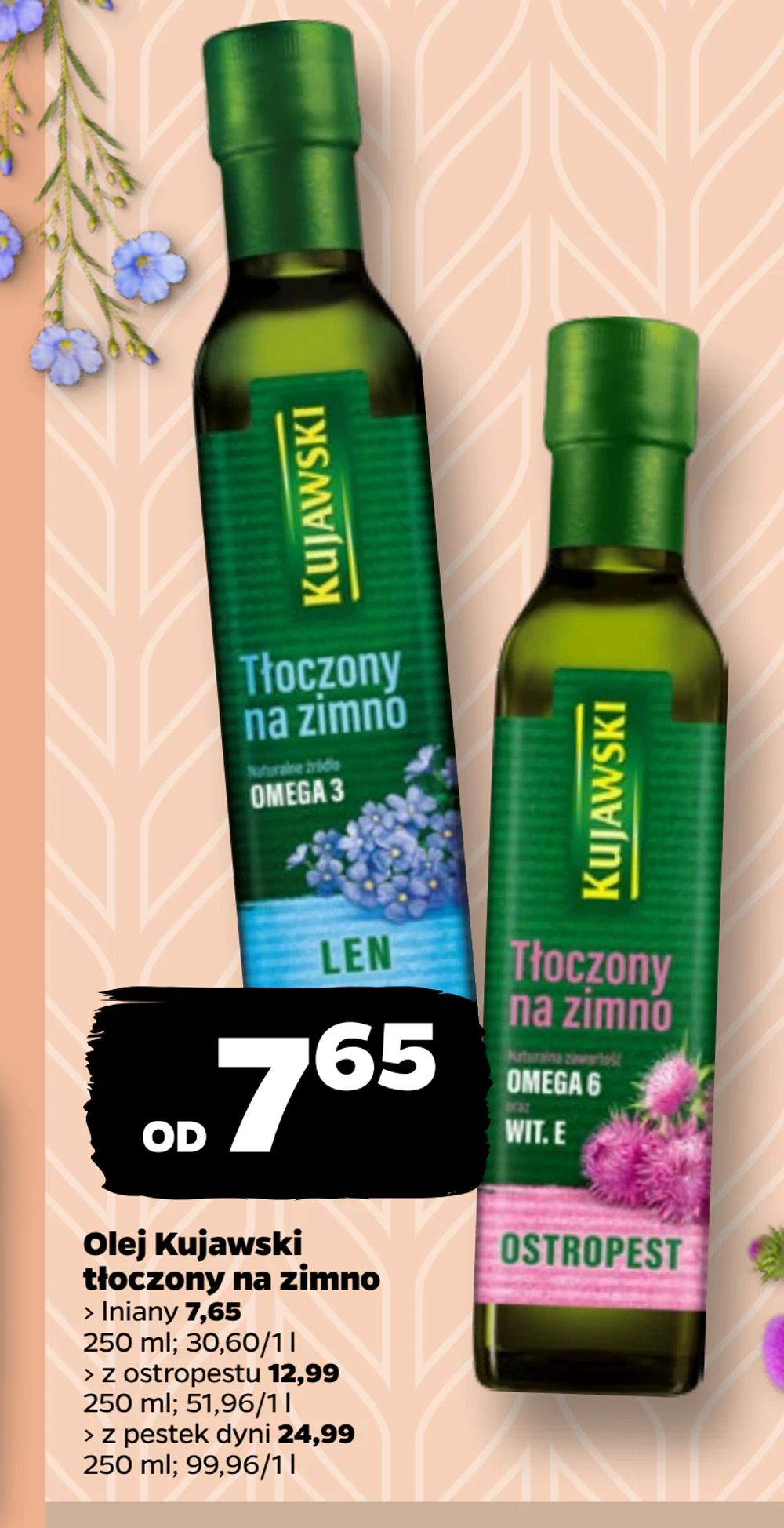 Olej Kujawski tłoczony na zimno