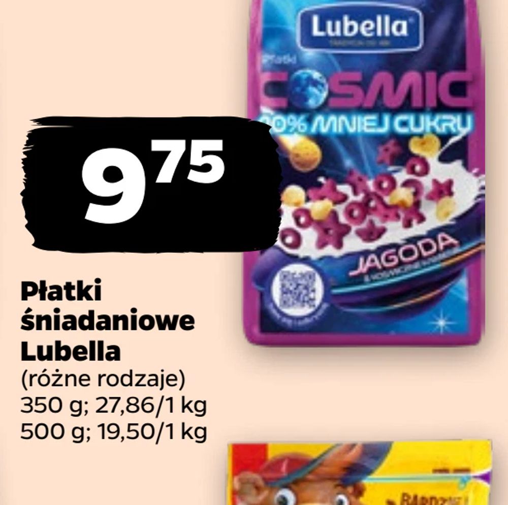 Płatki śniadaniowe Lubella