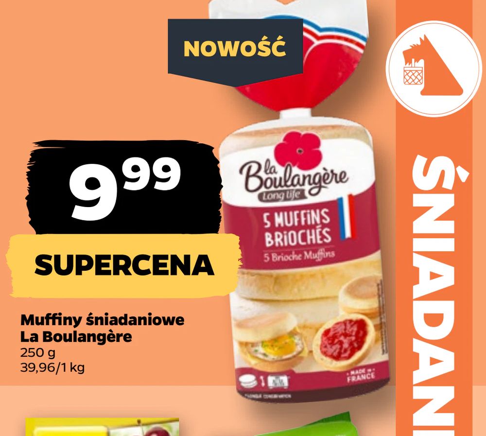 Muffiny śniadaniowe La Boulangère