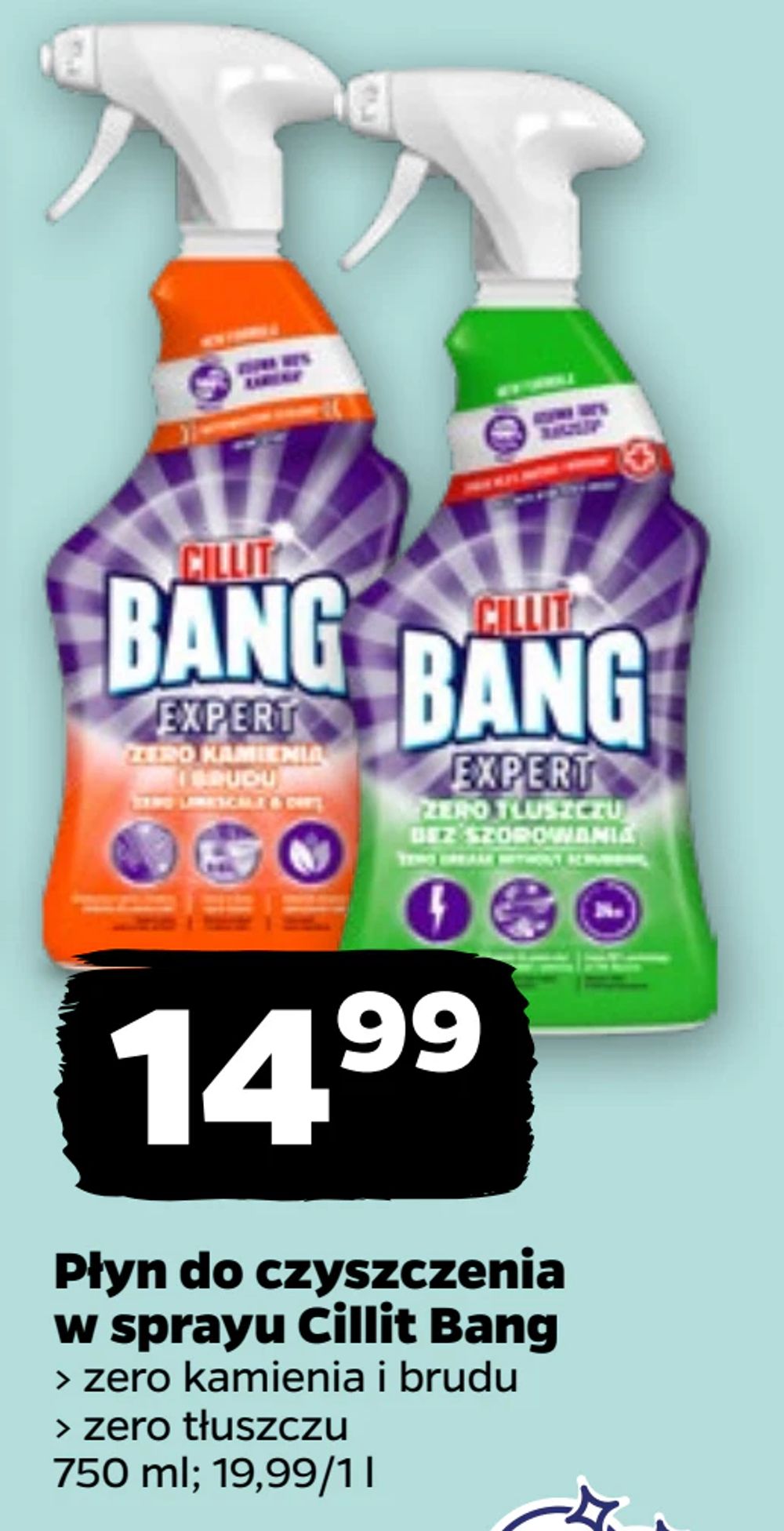 Płyn do czyszczenia w sprayu Cillit Bang