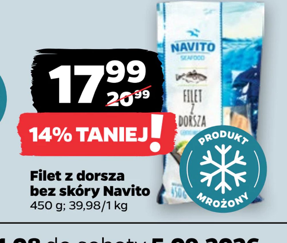 Filet z dorsza bez skóry Navito