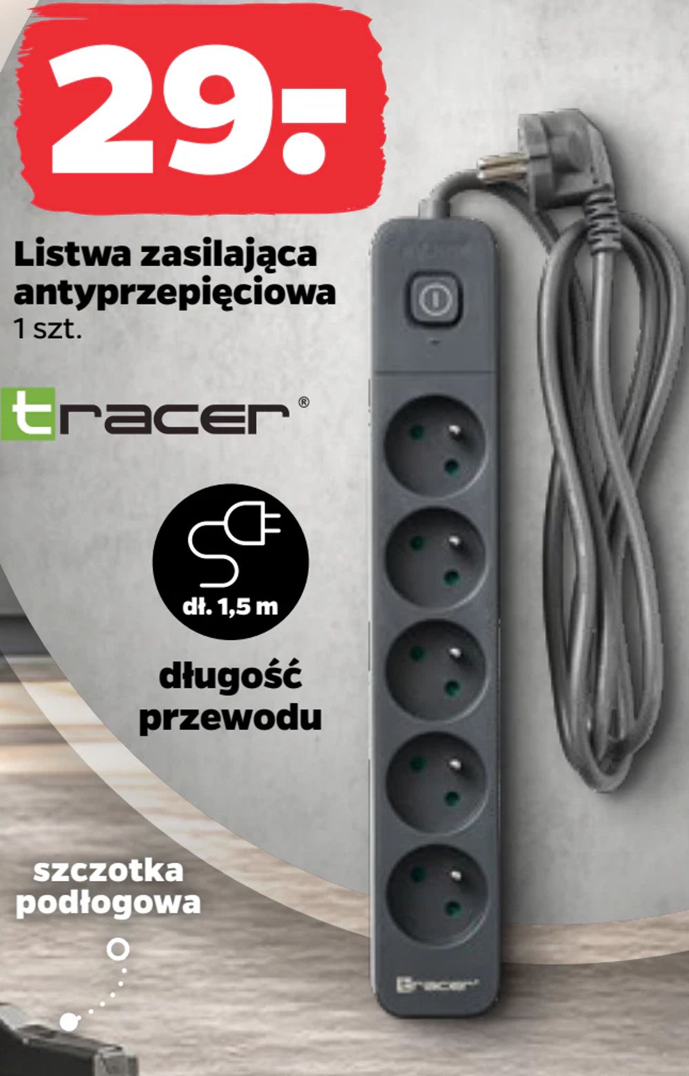 Listwa zasilająca antyprzepięciowa