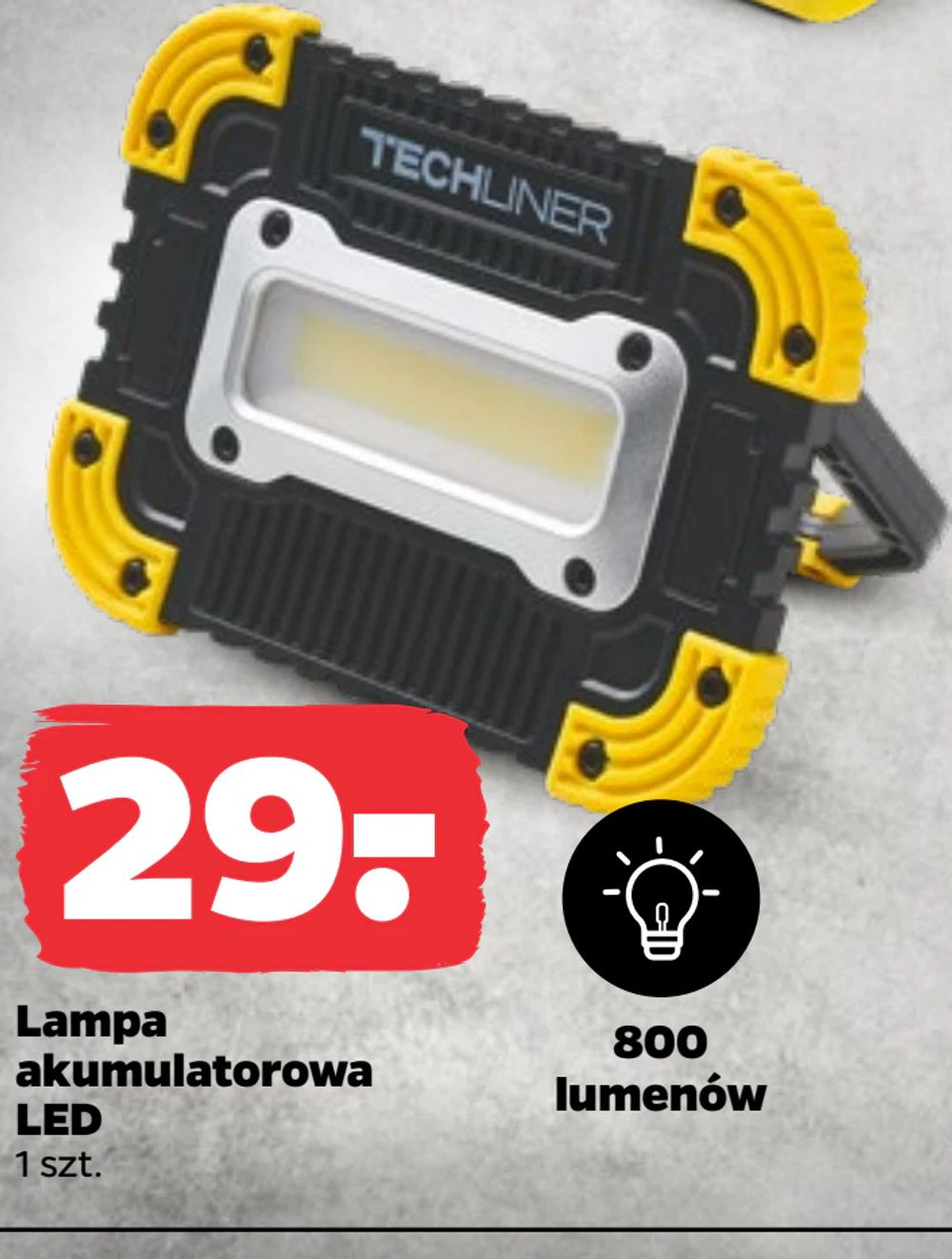 Lampa akumulatorowa LED