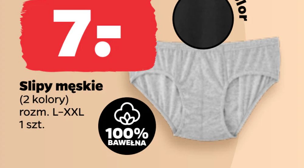 Slipy męskie