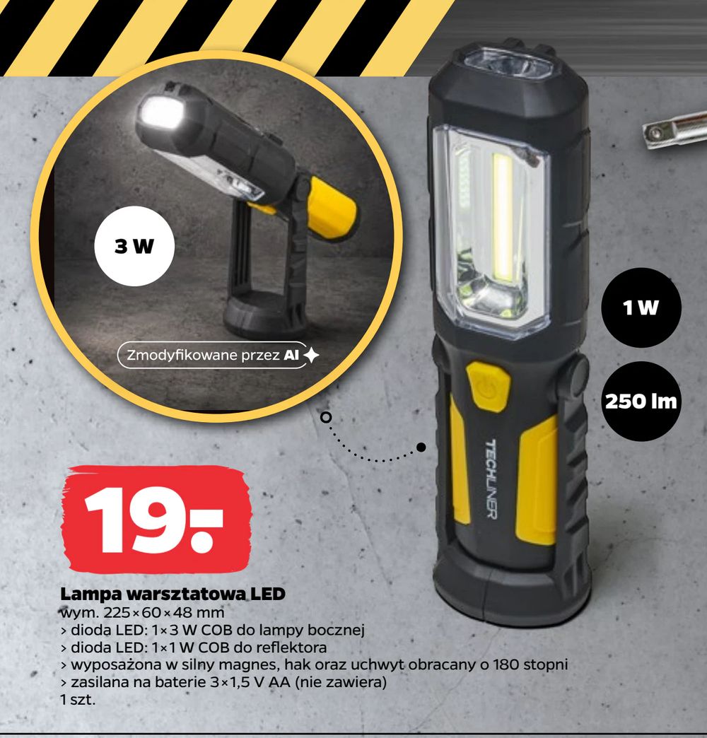 Lampa warsztatowa LED