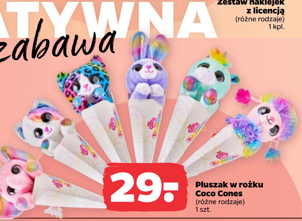 Pluszak w rożku Coco Cones