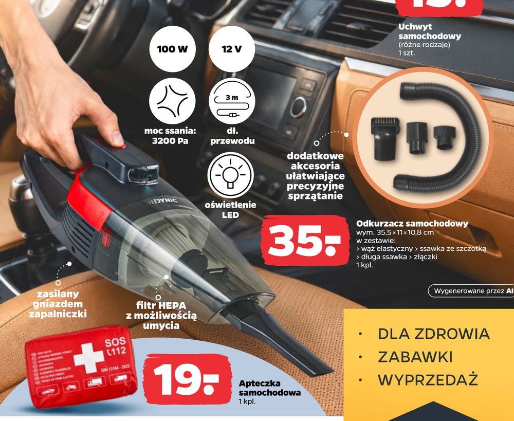 Odkurzacz samochodowy