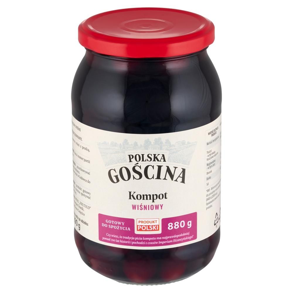 Polska Gościna Kompot wiśniowy 880 g