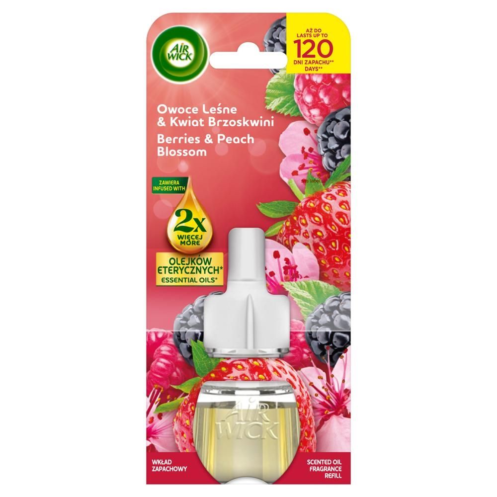 Air Wick Wkład zapachowy owoce leśne & kwiat brzoskwini 19 ml