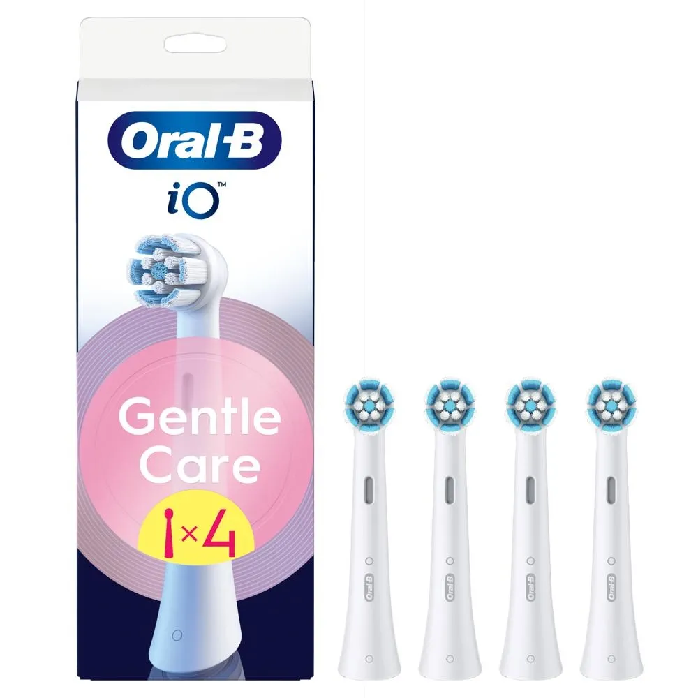 Oral-B iO Gentle Care Oryginalne końcówki szczoteczek, do nadwrażliwych dziąseł, 4