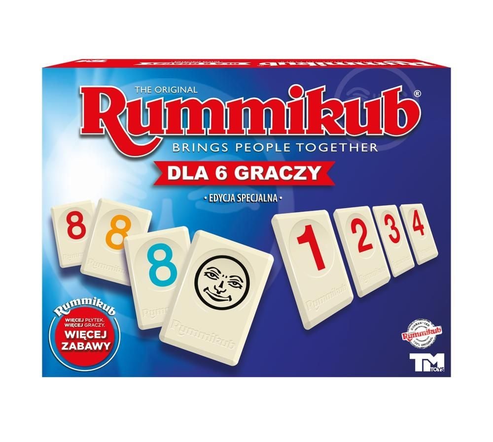 RUMMIKUB GRA DLA 6 GRACZY