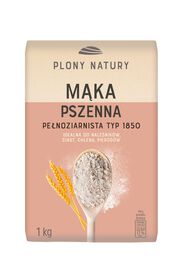 Plony Natury Mąka pszenna T 1850 Pełnoziarnista 1 kg
