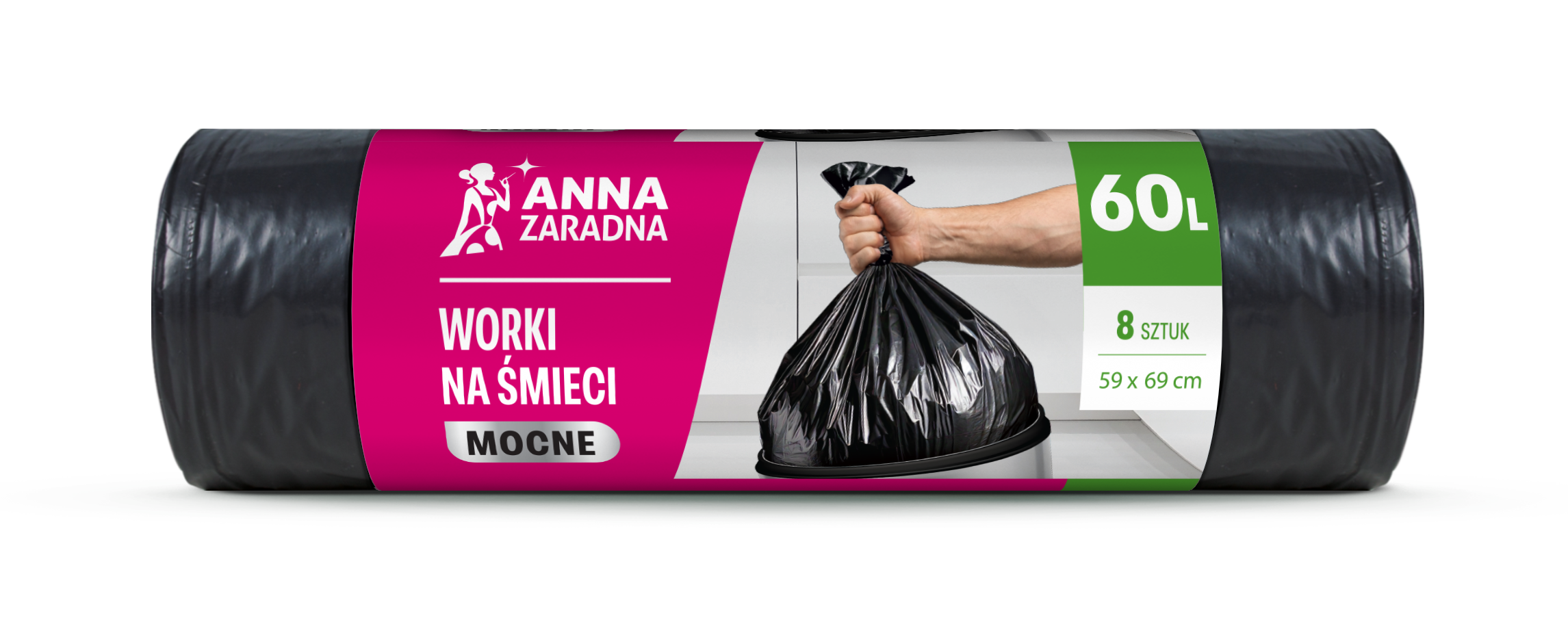 Worki mocne 60 l 8 szt.