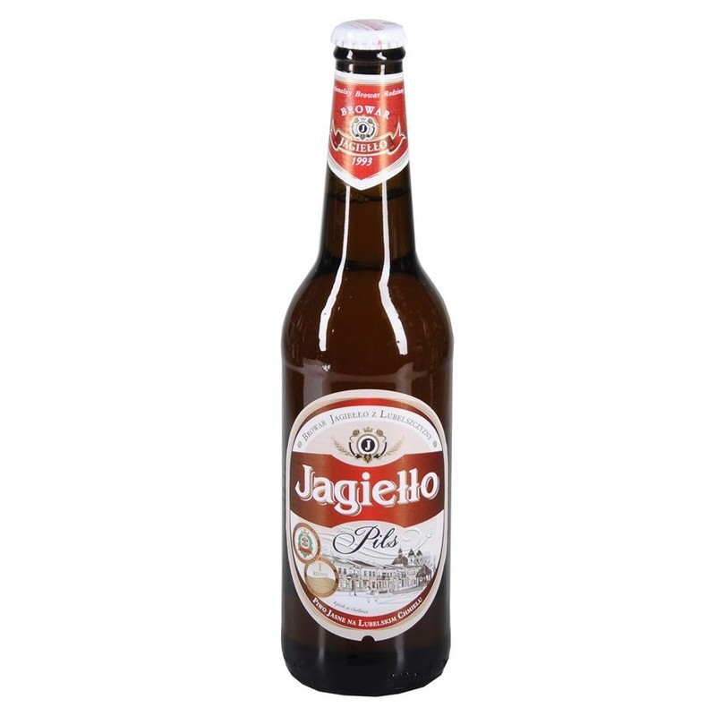 Premium Pils piwo jasne pasteryzowane alk. 5.1% obj. Jagiełło 500 ml