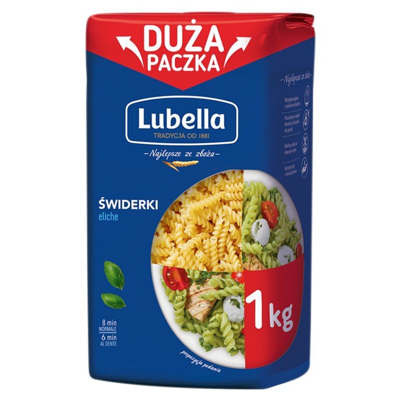 Makaron świderki Lubella 1 kg