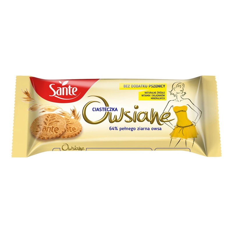 Ciasteczka owsiane Sante 138 g