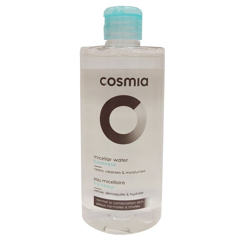 Woda micelarna odświeżająca Cosmia 500 ml