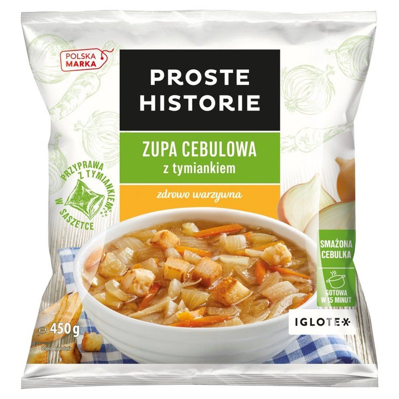 Zupa cebulowa z tymiankiem Proste Historie 450 g