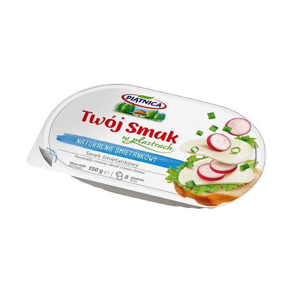 Serek śmietankowy Twój Smak w plastrach
